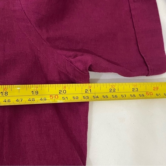 Mexx men burgundy button down preppy casual career work short sleeve shirt - Picture 6 of 8